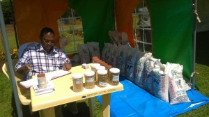 Menengai information desk during Farmers Field Day