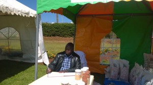 Menengai information desk during Farmers Field Day