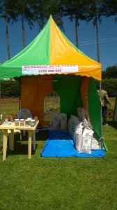 Menengai products samples on display during Farmers Field Day